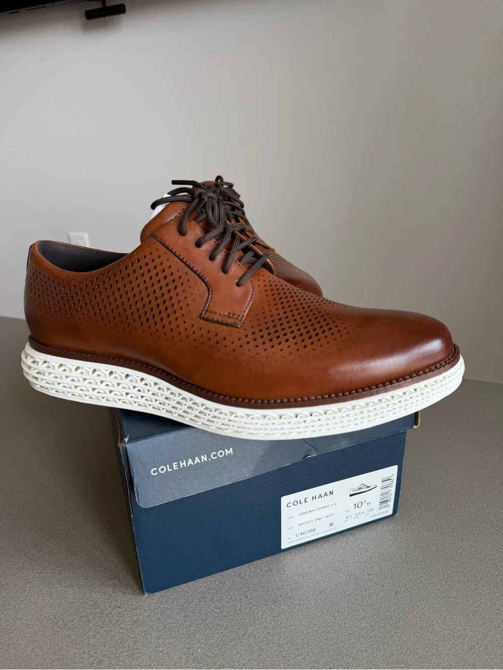 NWT Cole Haan Men's OriginalGrand 2.0 Oxfords - Brand New in Box